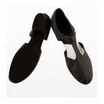 Greek Sandal Ballet Shoes Leather Black